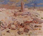 William Orpen Thiepval oil painting